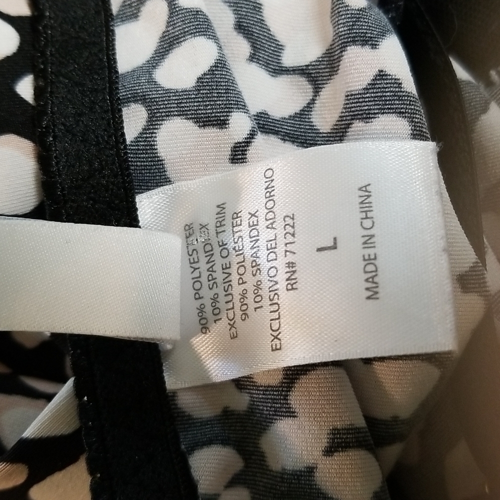 New Jessica Simpson Animal Print Babydoll Sexy Nighty Slip Size Large - Picture 10 of 11